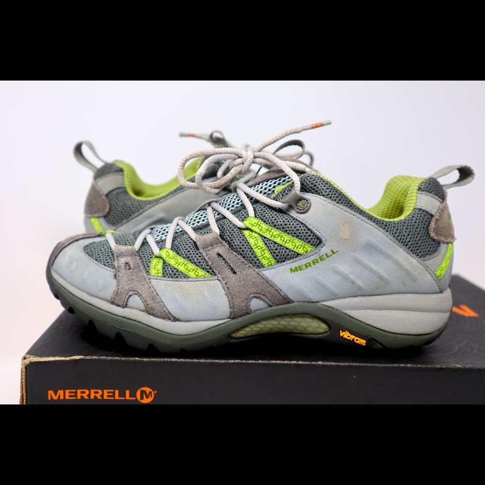 Merrell - Continuum Performance Hiking Vibram ‘Grey/Lime’ 8.5